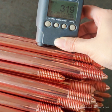 High quality copper ground rod and earth rod earthing rod price